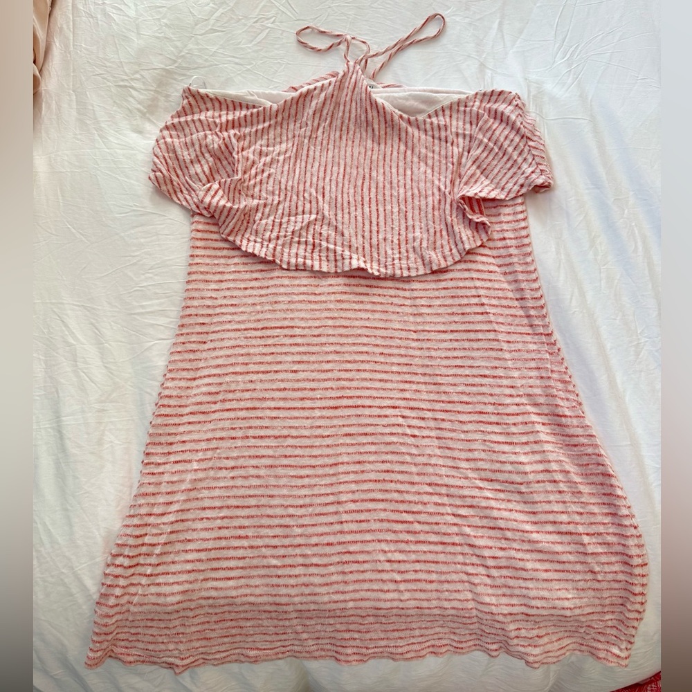 Splendid Linen Blend Halter Dress - Picture 2 of 3